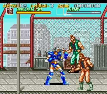 Sonic Blast Man (USA) screen shot game playing